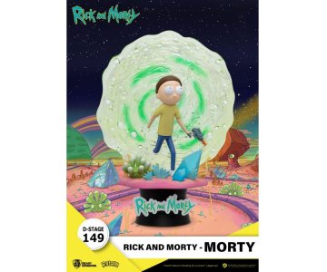 Diorama Stage: Rick and Morty: Morty Malta,  Statues Malta, Planet Consoles Malta